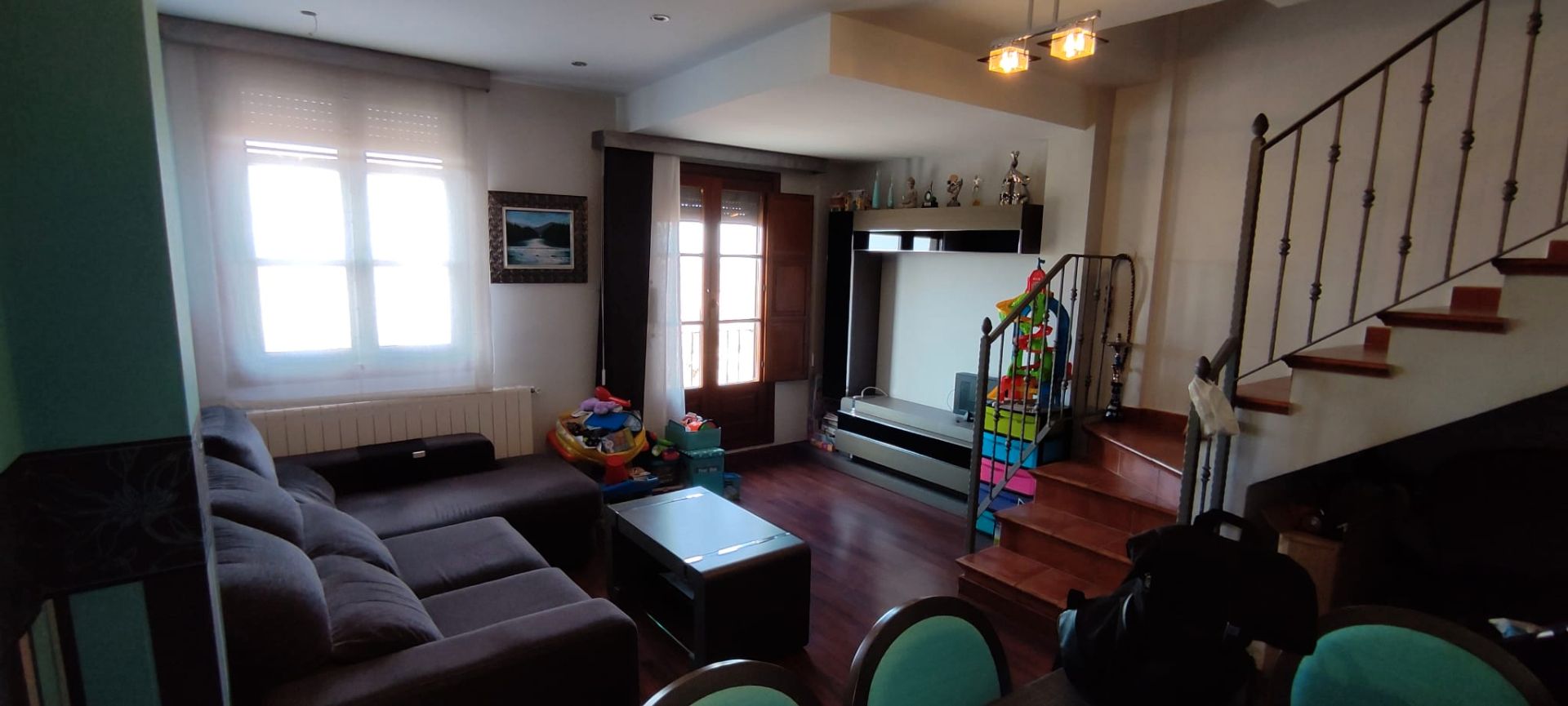 Sala de estar de Casa o chalet en venta en Chinchilla de Monte-Aragón con Aire acondicionado, Calefacción y Parquet
