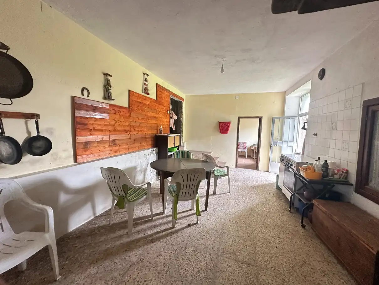 Cocina de Casa o chalet en venta en O Pino  con Jardín privado, Terraza y Amueblado