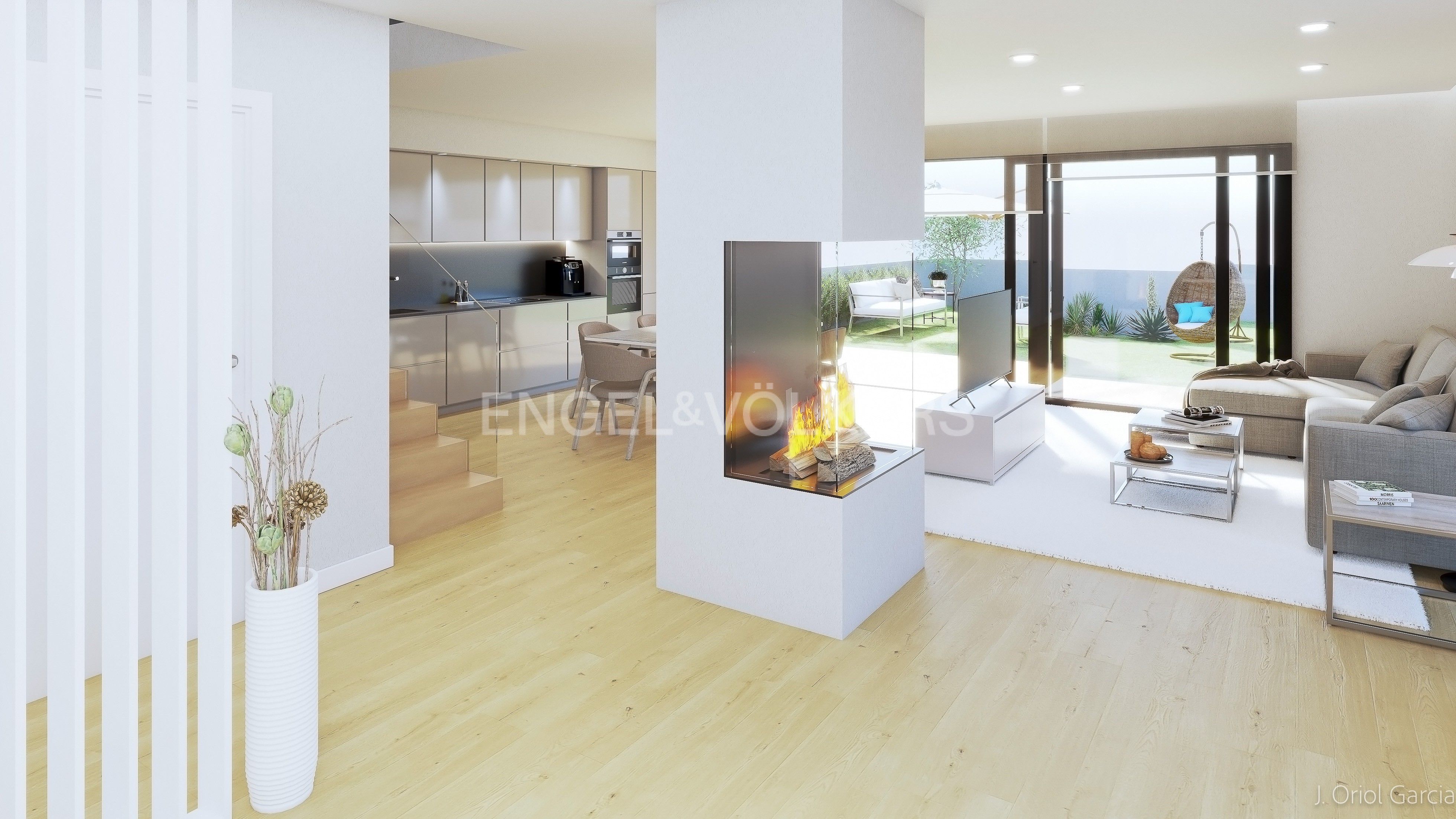 Living room of Houses for sale in Malgrat de Mar  with Heating, Private garden and Parquet flooring