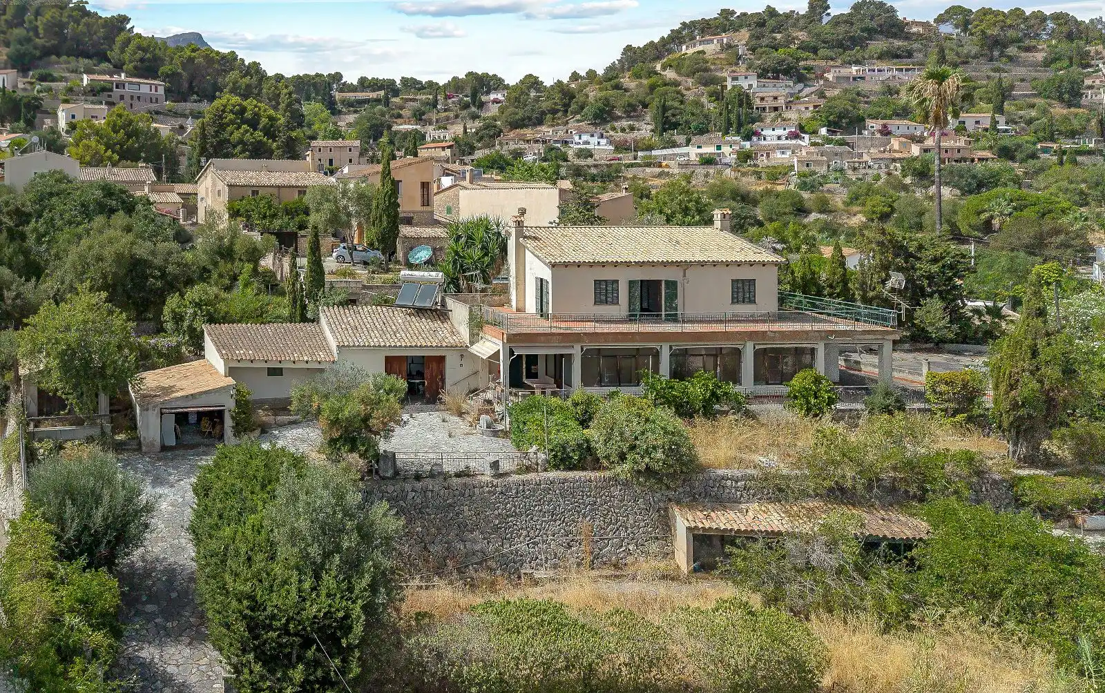 Vista exterior de Casa o chalet en venta en Puigpunyent con Calefacción, Jardín privado y Terraza