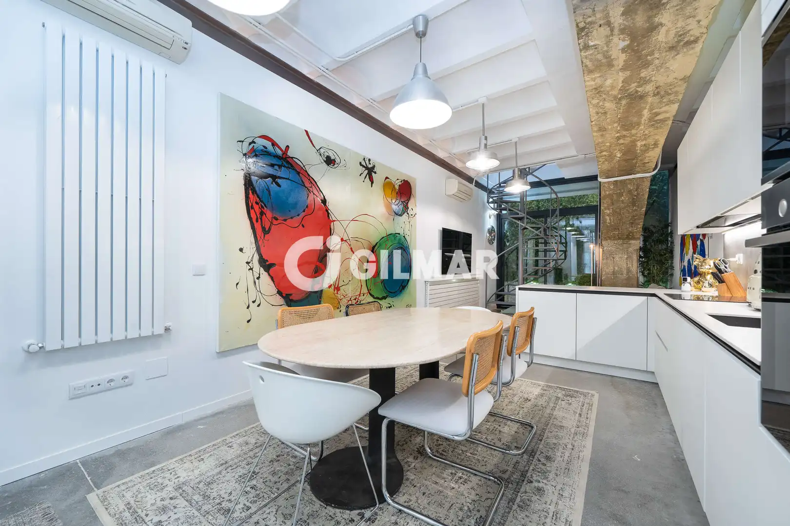 Comedor de Piso en venta en Madrid con Calefacción y Jardín privado