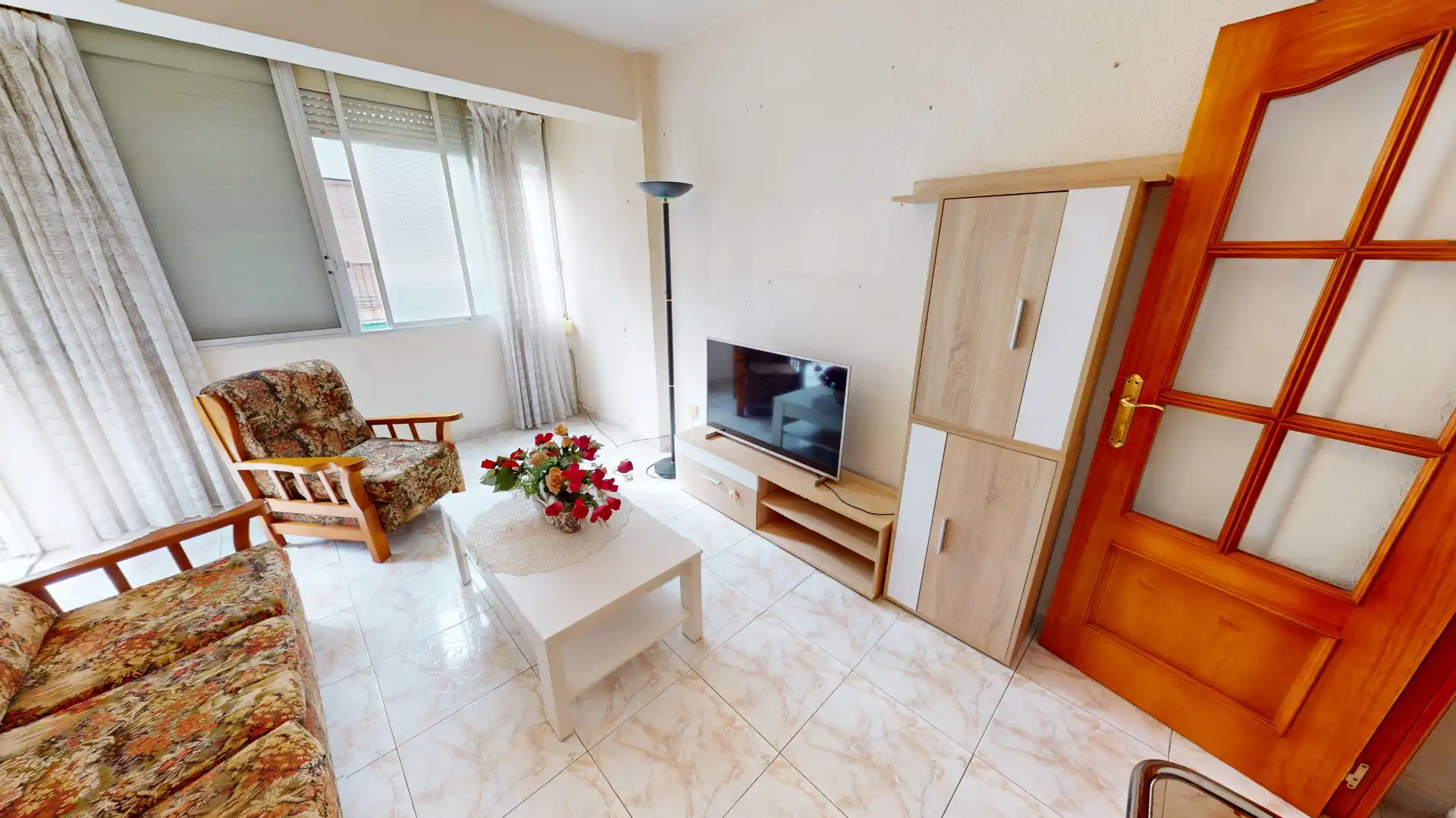 Wohnzimmer von Wohnung zum Verkauf in Alicante / Alacant mit Balkon
