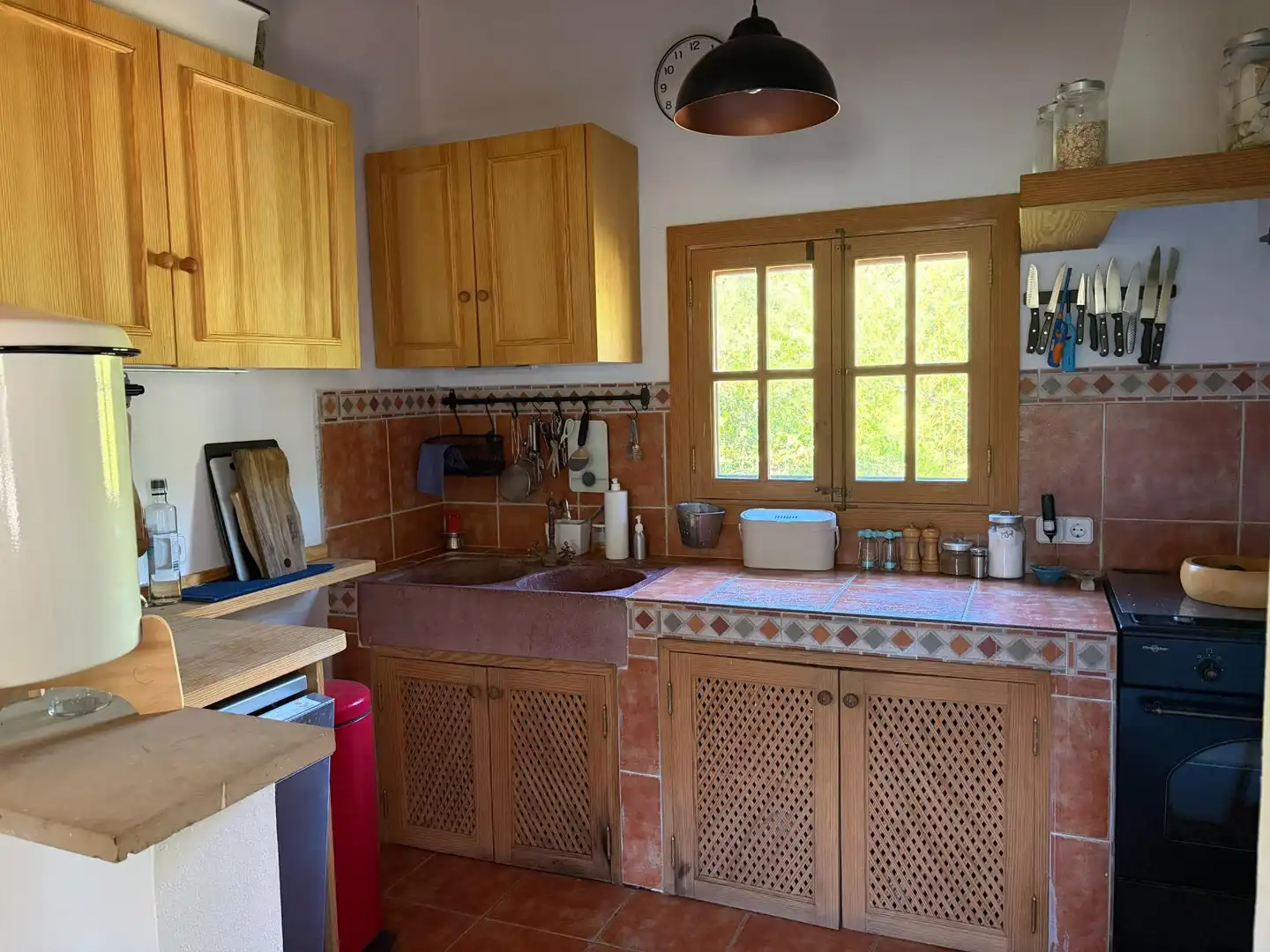 Cuina de Finca rústica en venda en Campanet amb Aire condicionat, Calefacció i Jardí privat