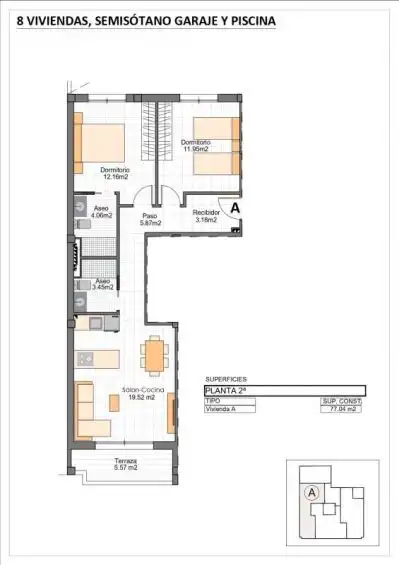 Apartament en venda en Mazarrón