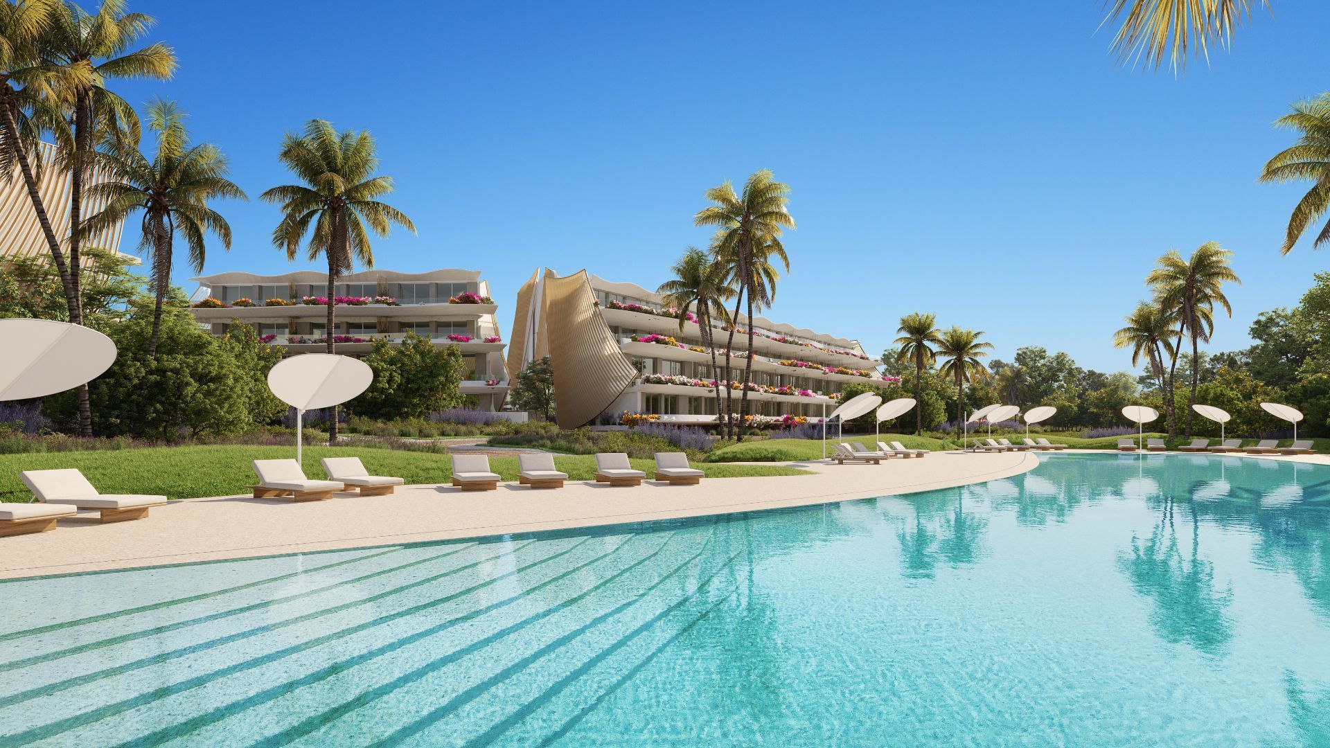 Swimming pool of Apartment for sale in L'Alfàs del Pi  with Air Conditioner, Heating and Terrace