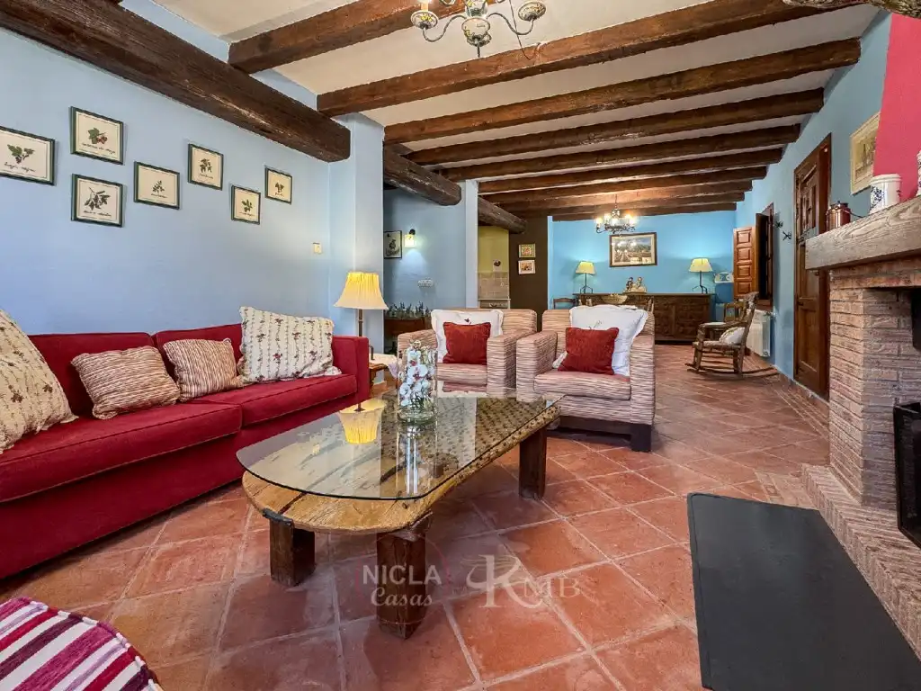 Living room of Houses for sale in Vélez-Blanco  with Air Conditioner, Terrace and Swimming Pool
