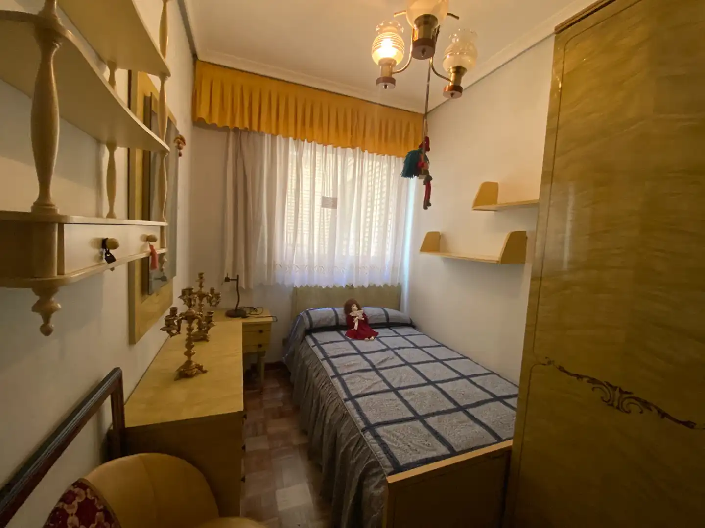 Bedroom of Flat for sale in Palencia  with Heating and Furnished