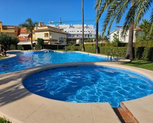 Swimming pool of Single-family semi-detached for sale in Dénia  with Air Conditioner, Heating and Private garden