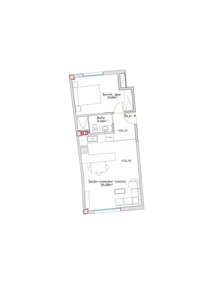 Appartement compact avec ascenseur à vendre à Calle RODRIGUEZ, imagen 12