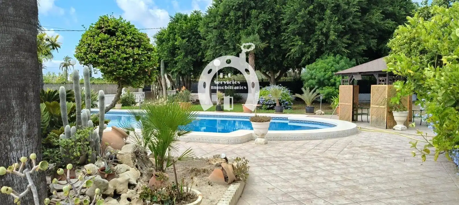 Piscina de Casa o xalet en venda en Elche / Elx amb Aire condicionat, Terrassa i Traster