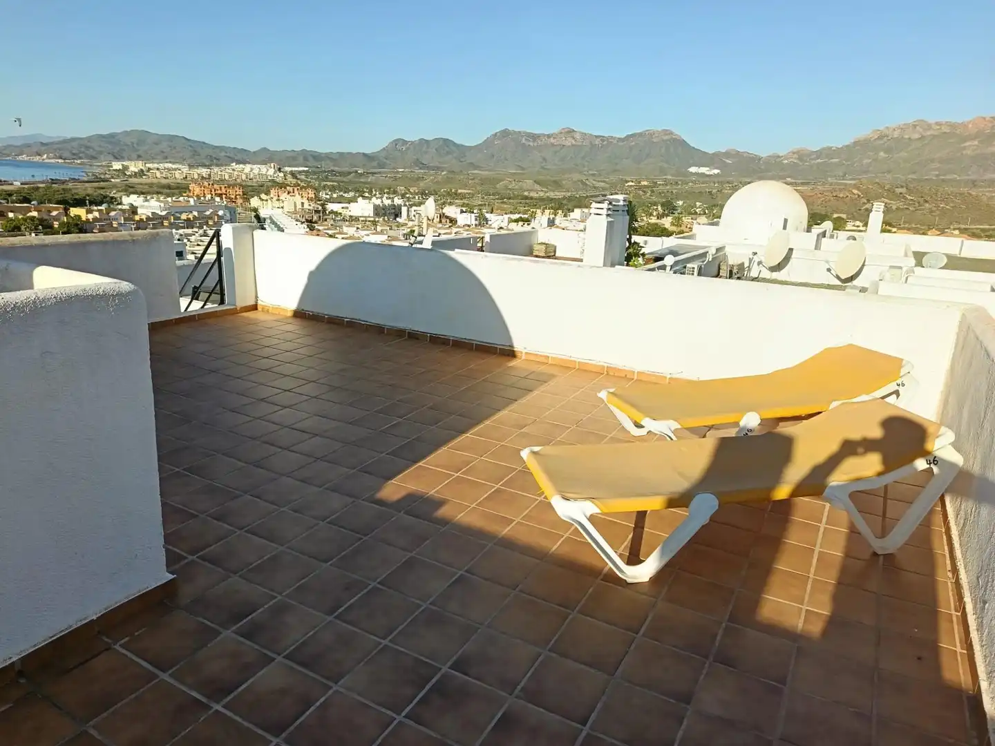 Terrace of Flat for sale in Pulpí  with Air Conditioner, Private garden and Furnished