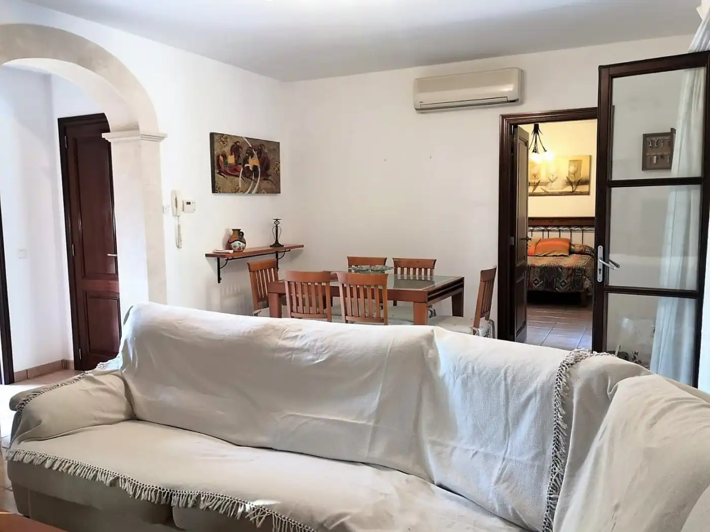 Sala d'estar de Casa adosada de lloguer en Felanitx amb Aire condicionat, Calefacció i Terrassa