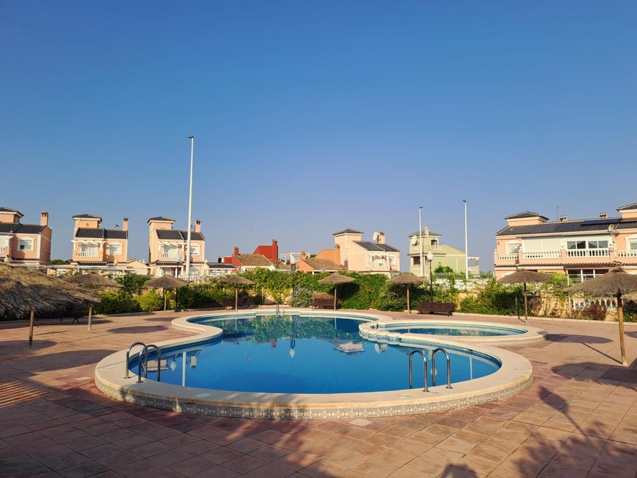 Swimming pool of House or chalet for sale in Santa Pola  with Air Conditioner, Private garden and Terrace