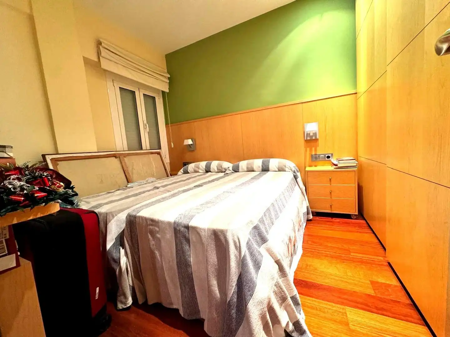 Schlafzimmer von Wohnung zum Verkauf in  Barcelona Capital mit Klimaanlage, Heizung und Parkett