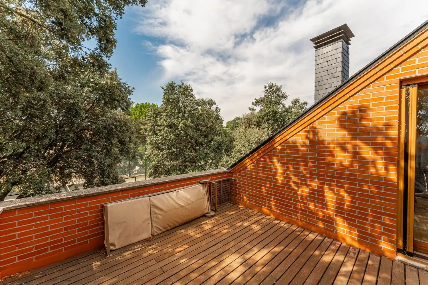 Terraza de Casa o chalet en venta en Nuevo Baztán con Aire acondicionado, Jardín privado y Terraza