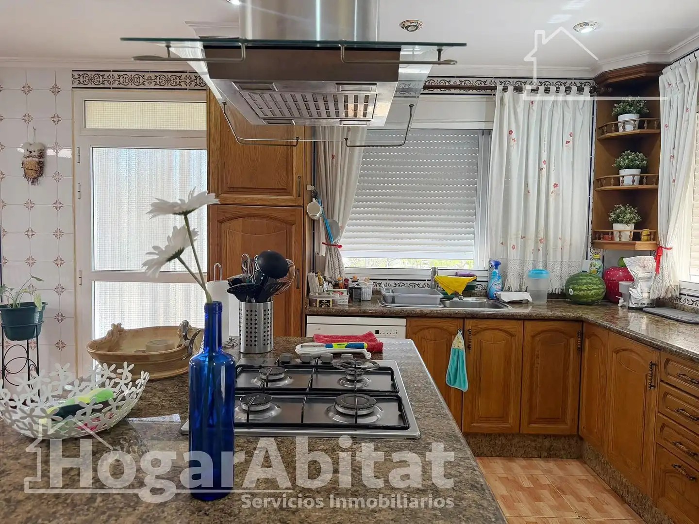 Cocina de Casa o chalet en venta en Vilamarxant con Aire acondicionado, Jardín privado y Terraza