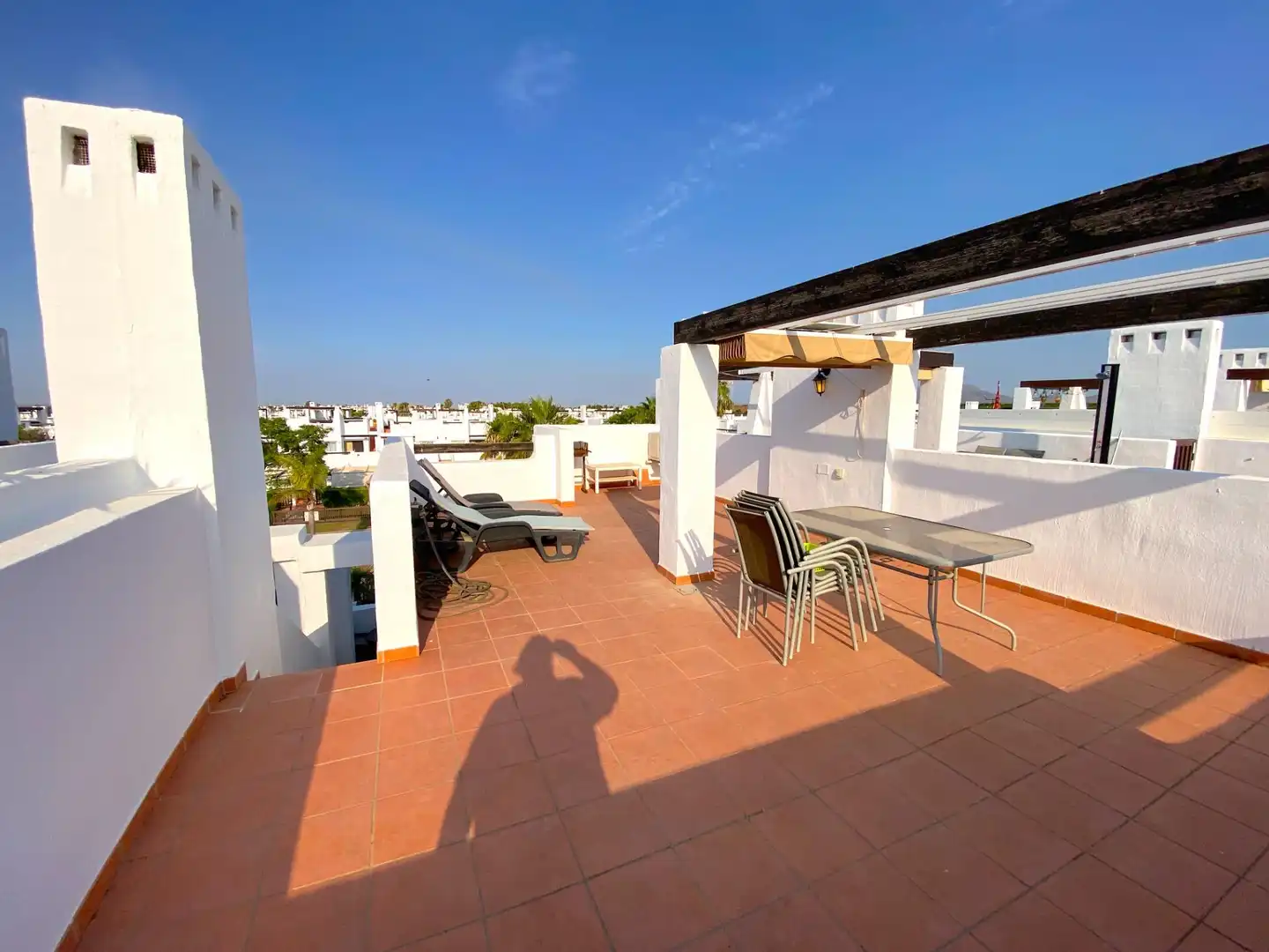 Terraza de Apartamento en venta en Alhama de Murcia con Aire acondicionado, Jardín privado y Amueblado