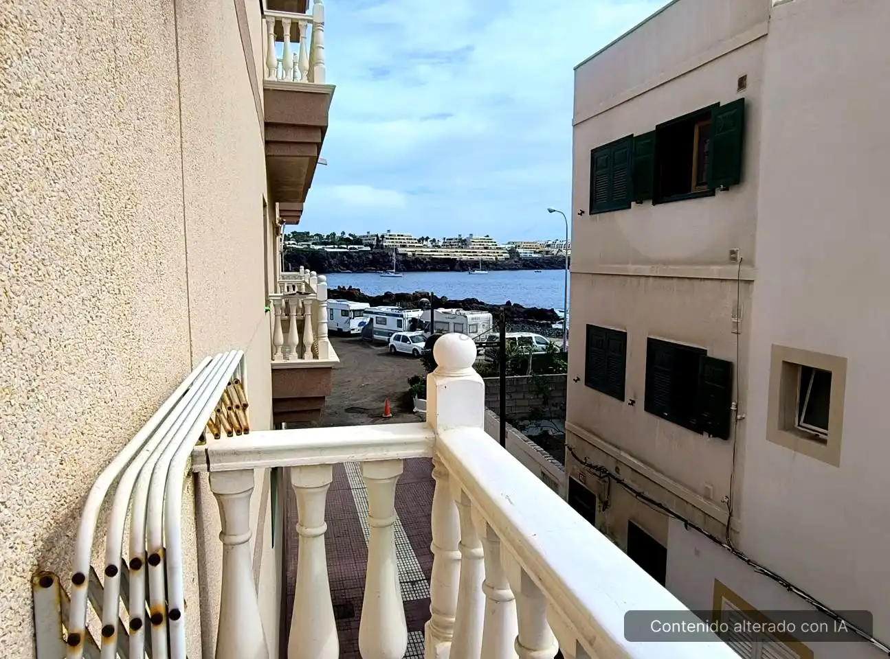 Vista exterior de Piso de alquiler en Arona con Calefacción, Amueblado y Balcón