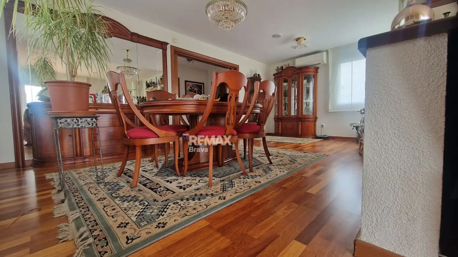 Dining room of Houses for sale in Roses  with Air Conditioner, Private garden and Parquet flooring