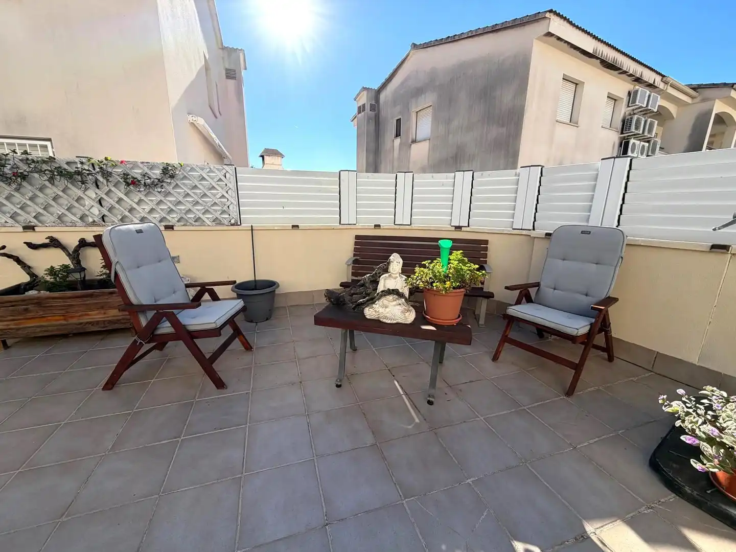 Terrasse von Wohnungen zum Verkauf in El Vendrell mit Klimaanlage, Heizung und Terrasse