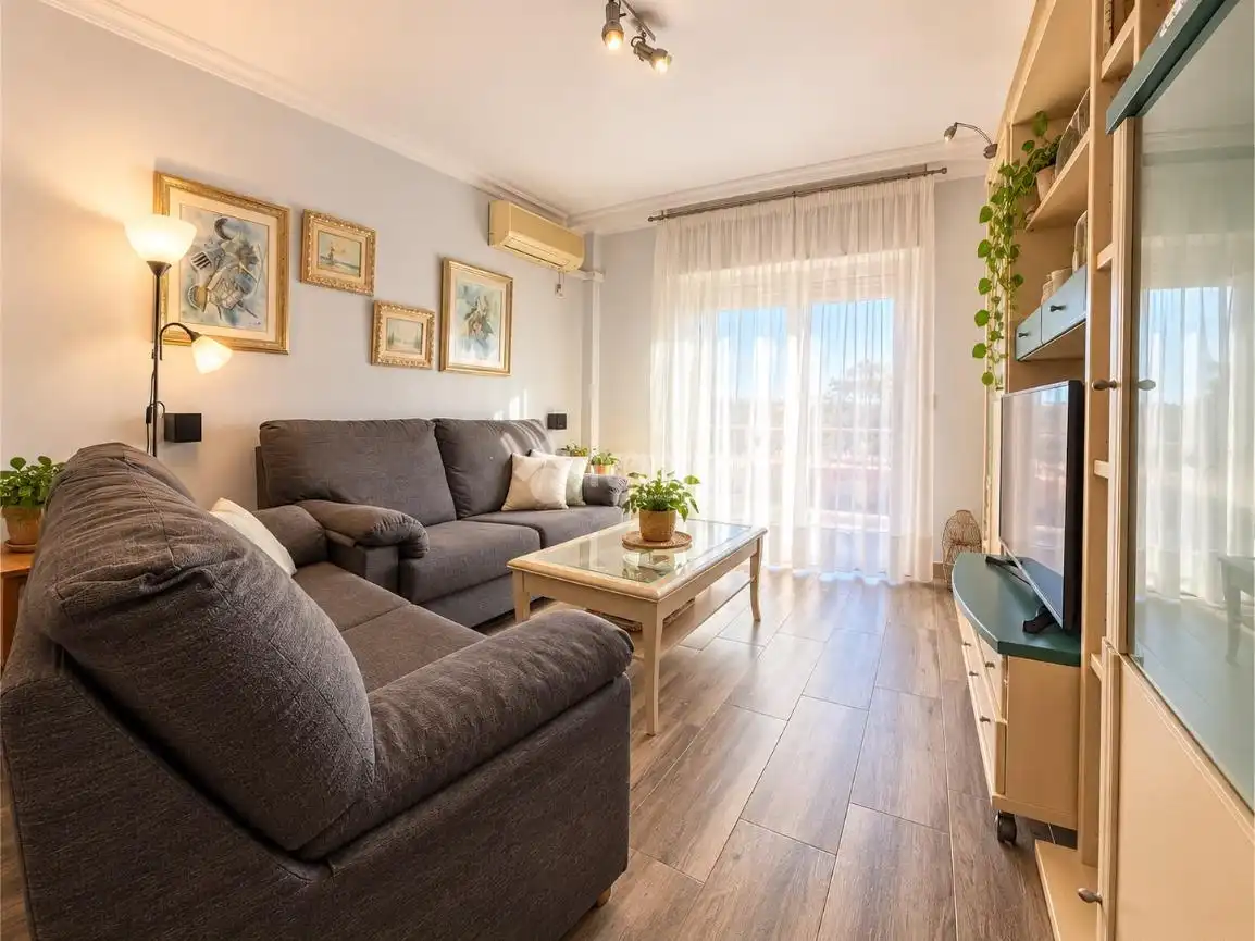Sala de estar de Piso en venta en Alicante / Alacant con Aire acondicionado