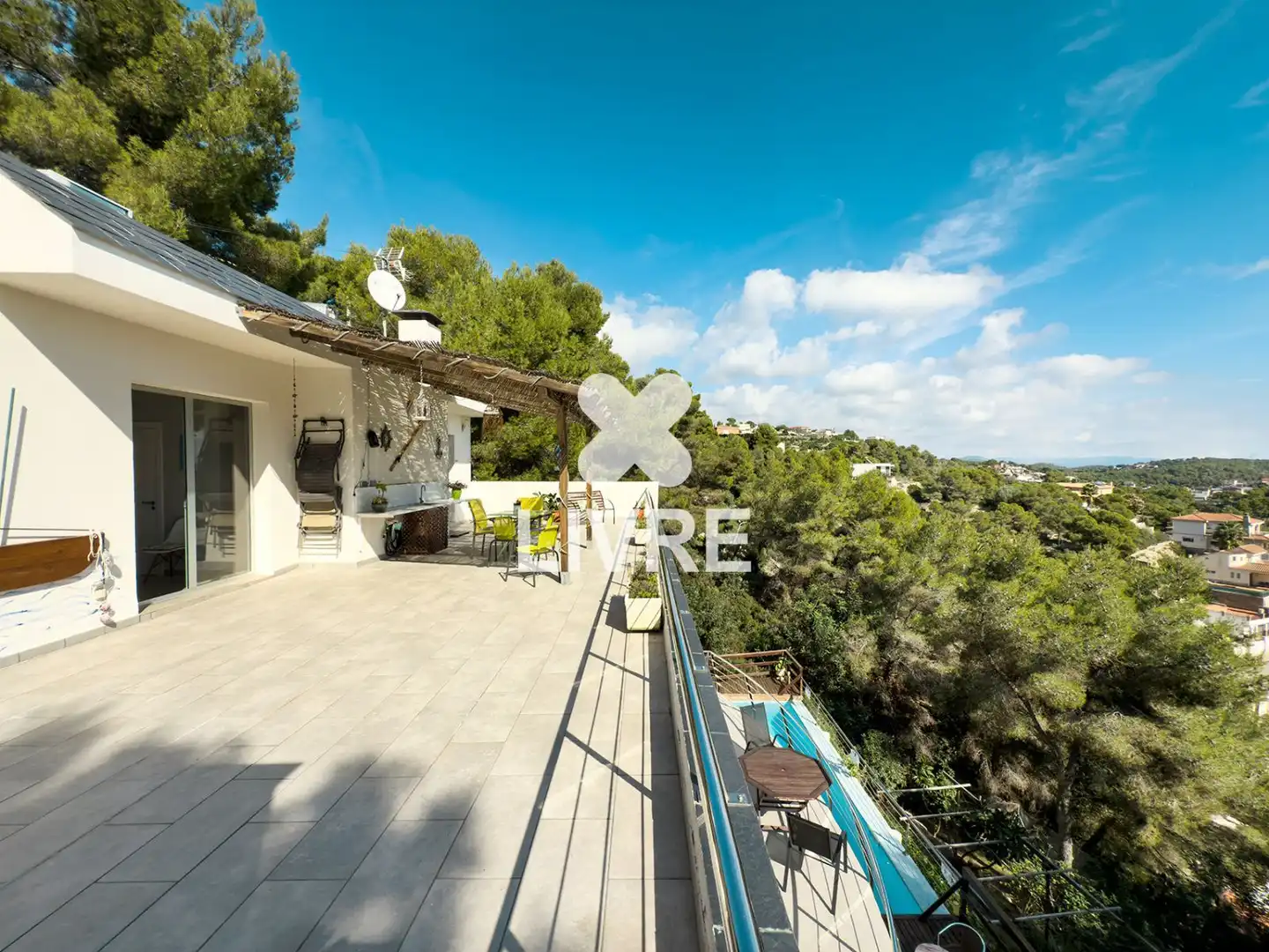 Terraza de Casa o chalet en venta en Cunit con Aire acondicionado, Calefacción y Piscina