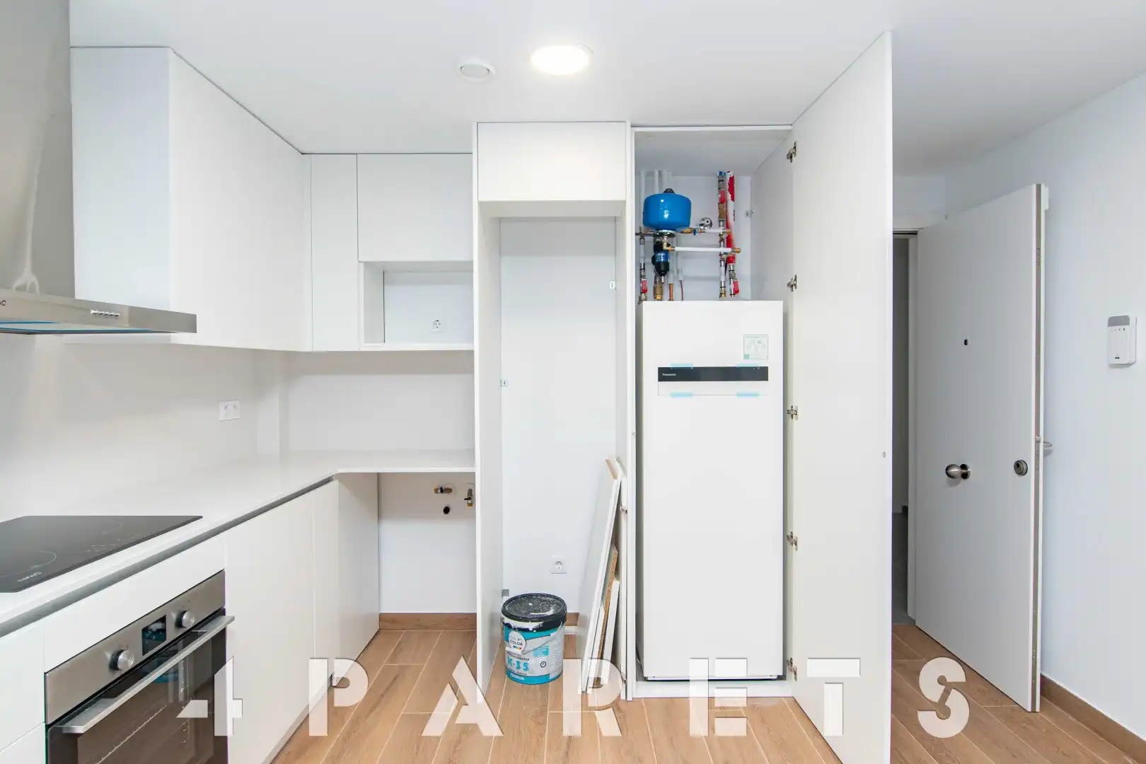 Cocina de Piso de alquiler en Cabrera de Mar con Aire acondicionado, Calefacción y Horno
