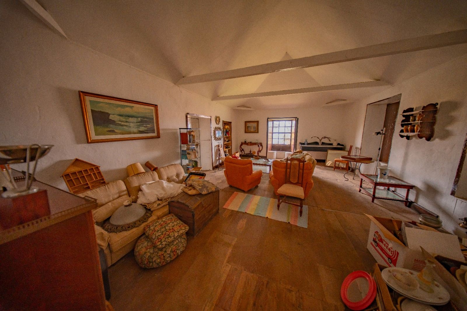 Sala d'estar de Casa o xalet en venda en Los Realejos amb Jardí privat, Terrassa i Traster