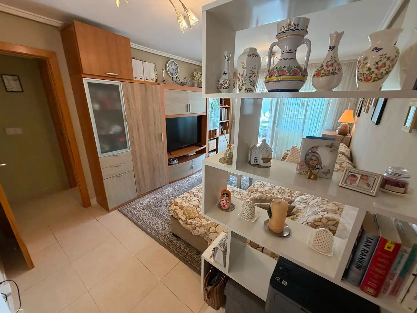 Living room of Flat for sale in Villajoyosa / La Vila Joiosa  with Air Conditioner and Community pool