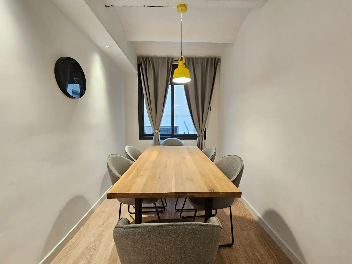 Dining room of Flat for rent in Barcelona  with Air Conditioner and Furnished