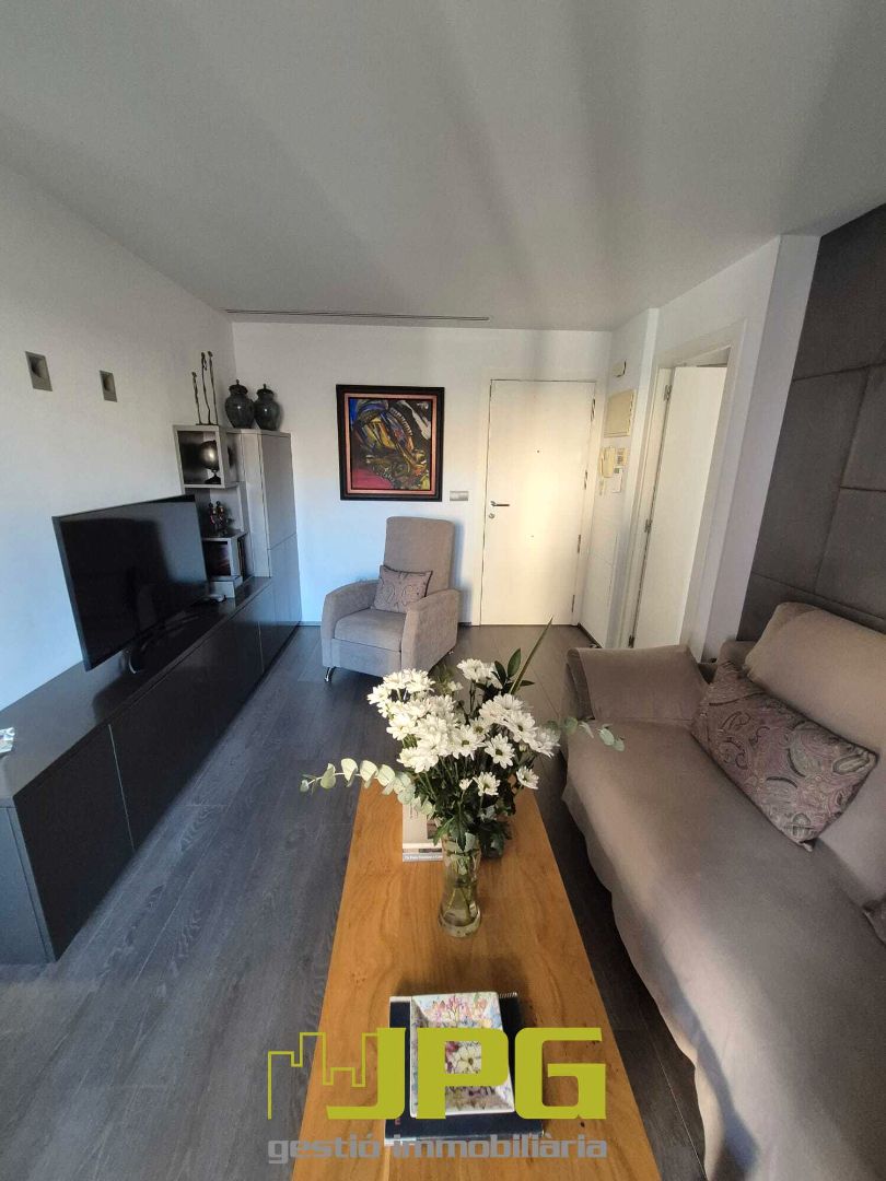 Sala d'estar de Àtic en venda en Alicante / Alacant amb Aire condicionat, Calefacció i Parquet