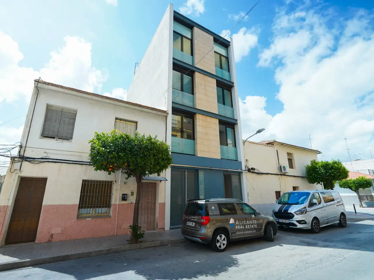Vista exterior de Casa adosada en venta en Almoradí con Aire acondicionado, Calefacción y Parquet