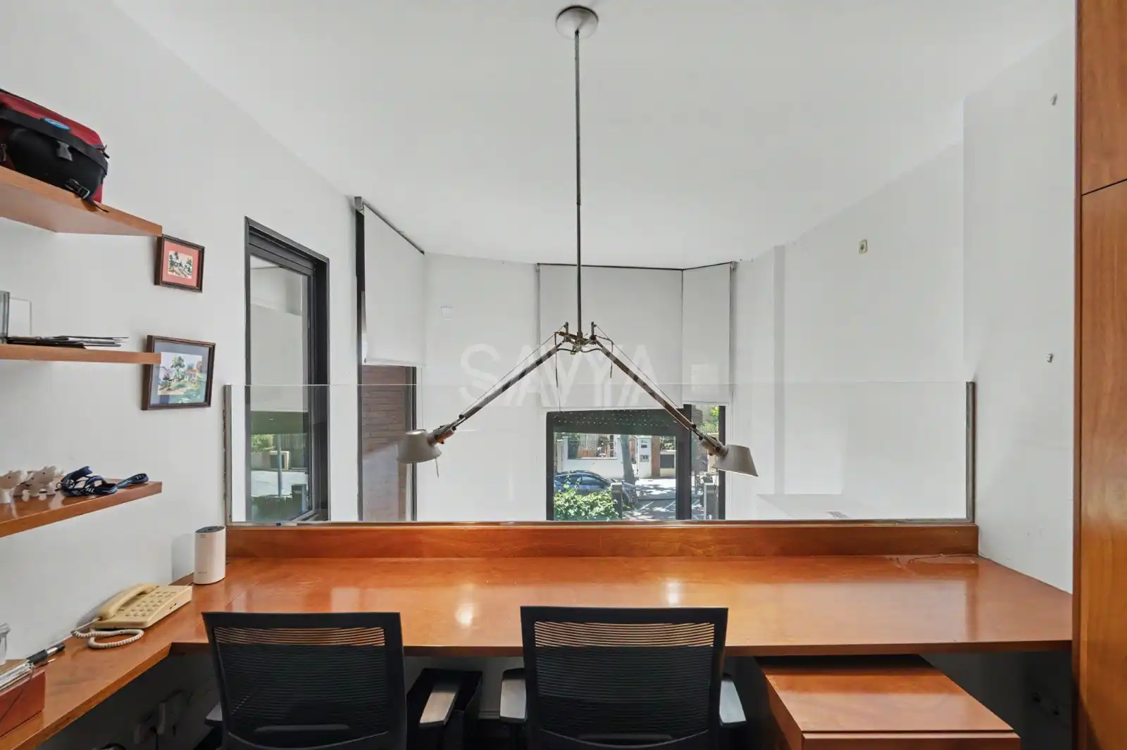 Comedor de Casa adosada de alquiler en Barcelona con Aire acondicionado, Calefacción y Parquet