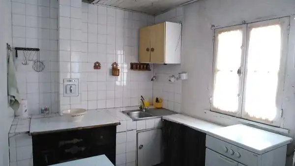 Cocina de Casa o chalet en venta en Crecente con Jardín privado, Trastero y Amueblado