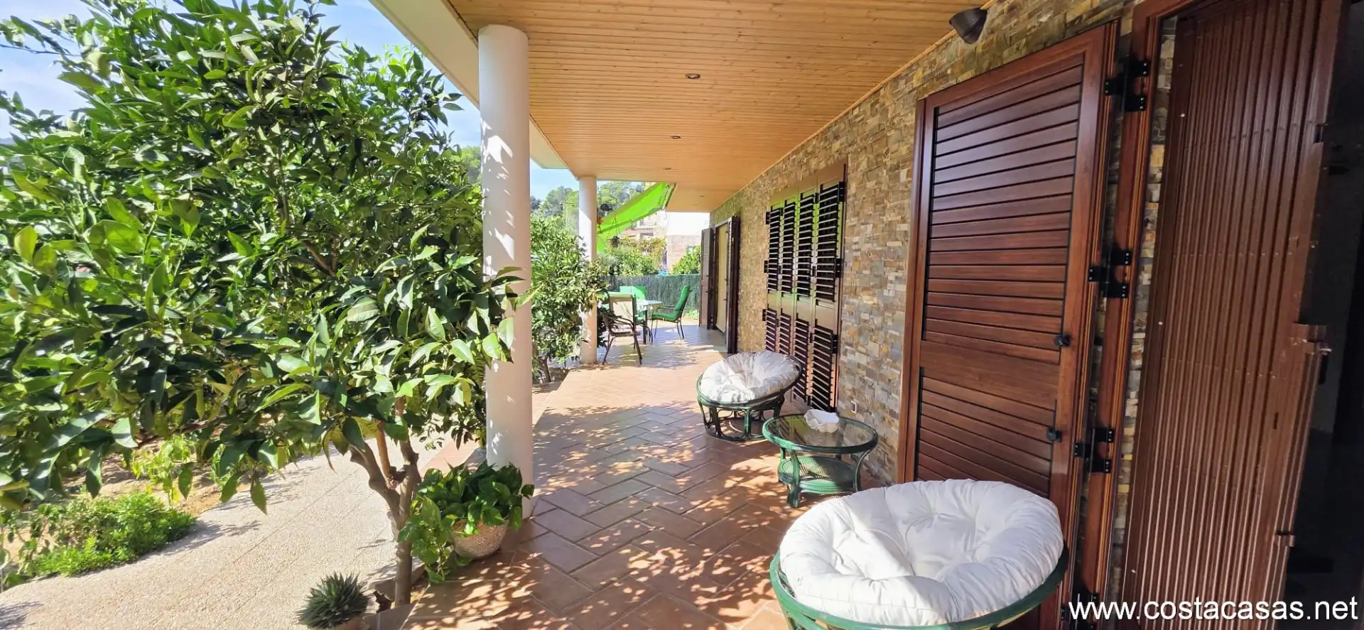 Terraza de Casa o chalet en venta en Castellví de Rosanes con Calefacción, Jardín privado y Terraza