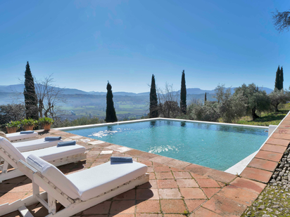 Swimming pool of Country house for sale in Ronda  with Air Conditioner, Heating and Private garden