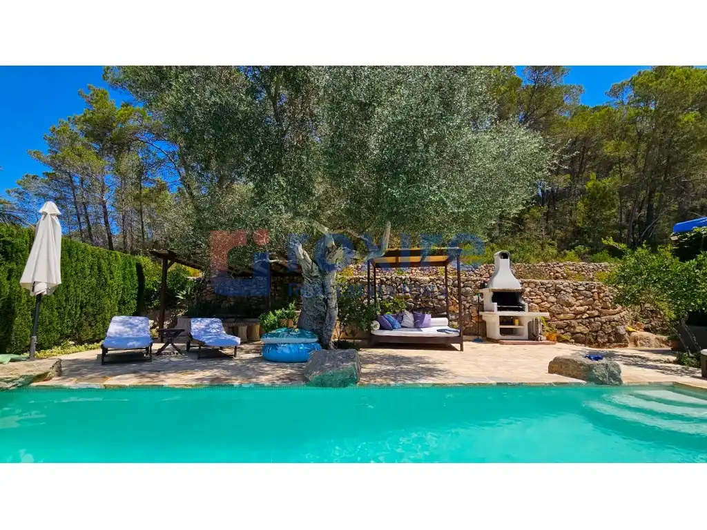 Jardí de Casa o xalet de lloguer en Sant Joan de Labritja amb Aire condicionat, Calefacció i Jardí privat