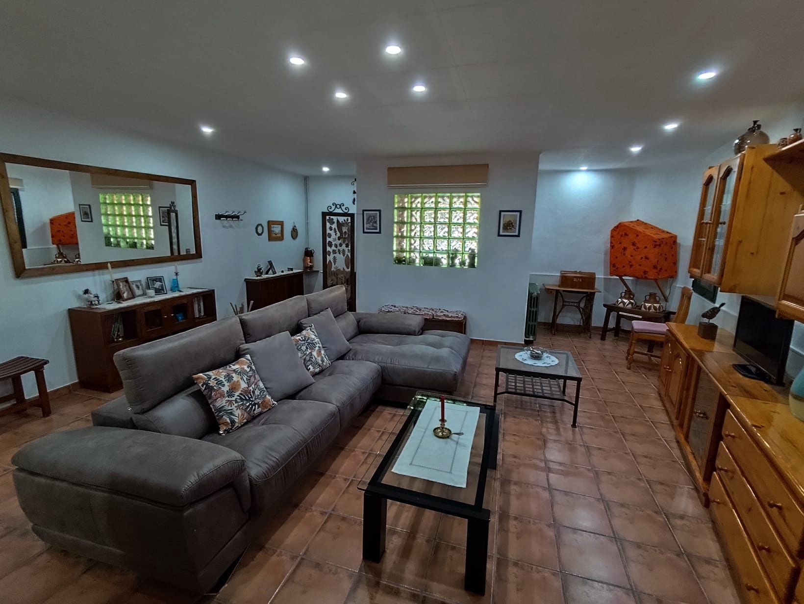 Sala de estar de Casa adosada en venta en Sils con Aire acondicionado, Calefacción y Terraza