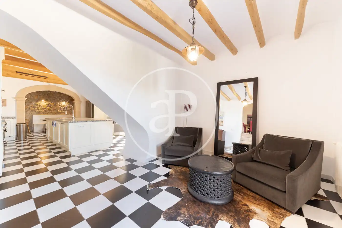 Sala d'estar de Casa o xalet de lloguer en  Palma de Mallorca amb Aire condicionat, Calefacció i Jardí privat