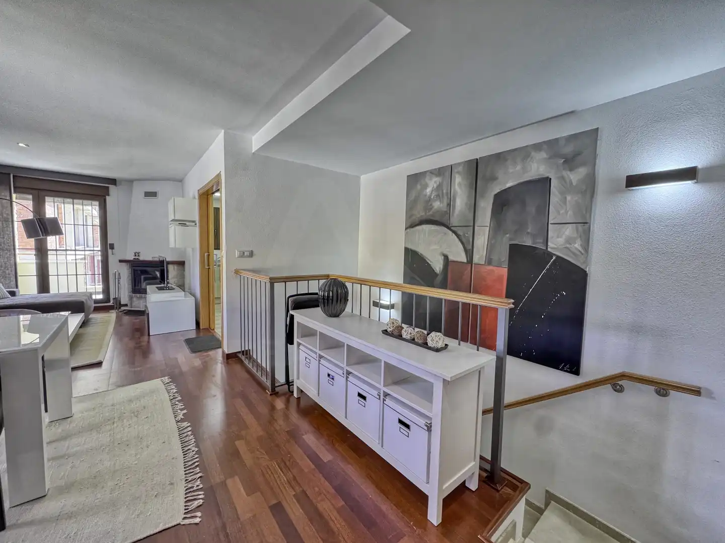 Wohnzimmer von Maisonette zum Verkauf in Alcalá de la Selva mit Heizung und Terrasse