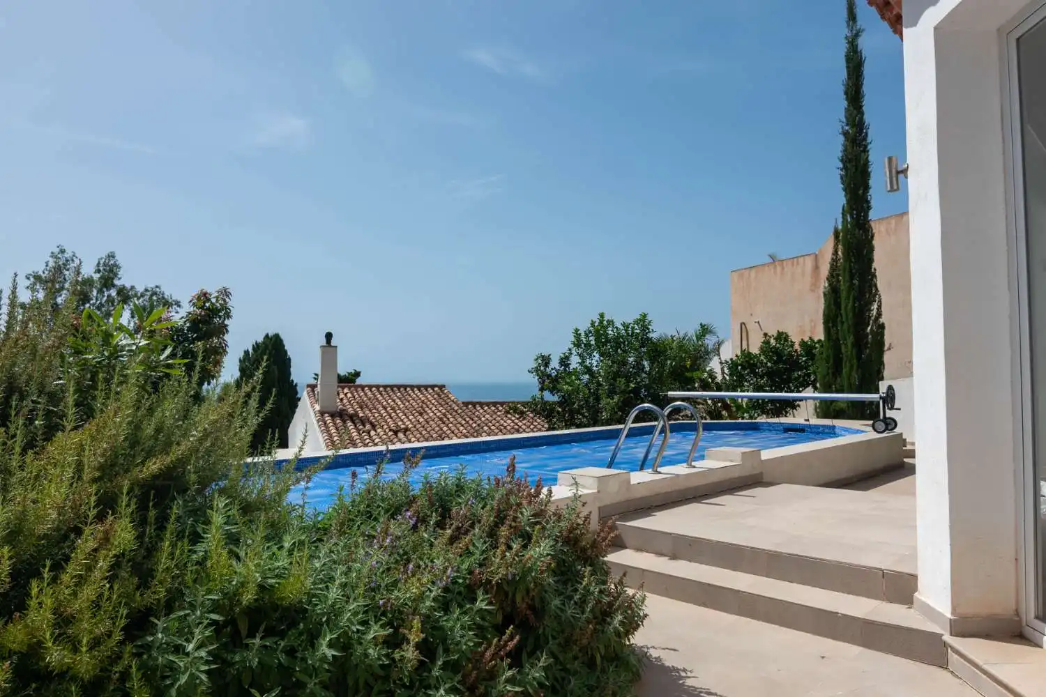 Piscina de Casa o xalet de lloguer en Salobreña amb Terrassa, Piscina i Moblat