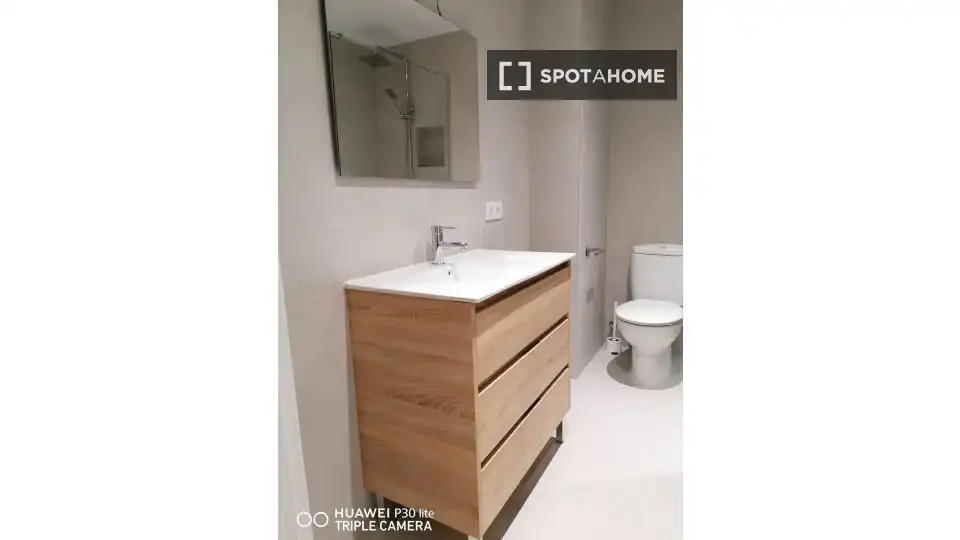 Baño de Piso para compartir en  Palma de Mallorca con Aire acondicionado, Calefacción y Amueblado