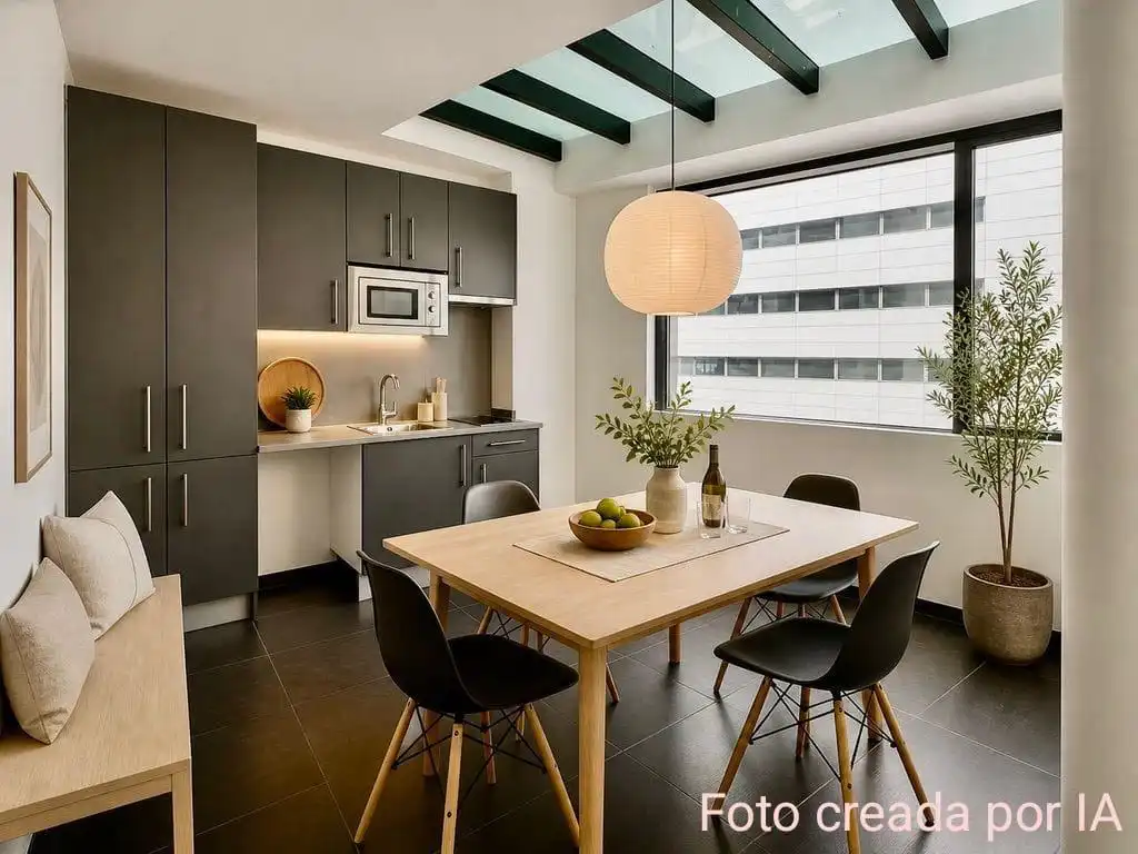 Kitchen of Lofts for sale in Madrid  with Air Conditioner, Heating and Community pool