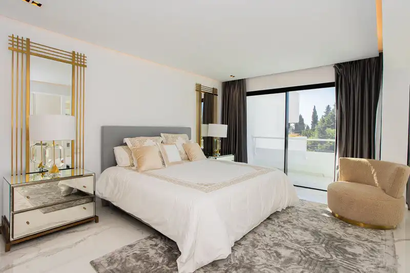 Bedroom of Detached homes for rent in Marbella  with Air Conditioner, Terrace and Storage room