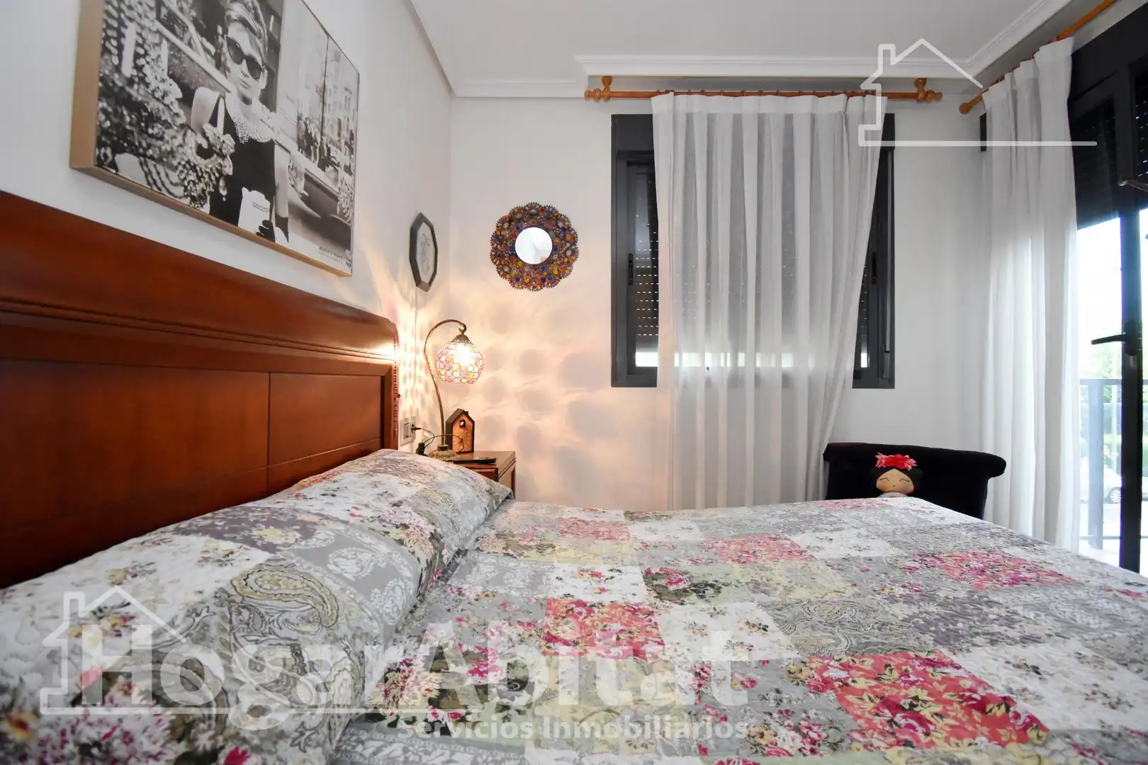 Bedroom of Detached homes for sale in Castellón de la Plana / Castelló de la Plana  with Air Conditioner, Terrace and Balcony