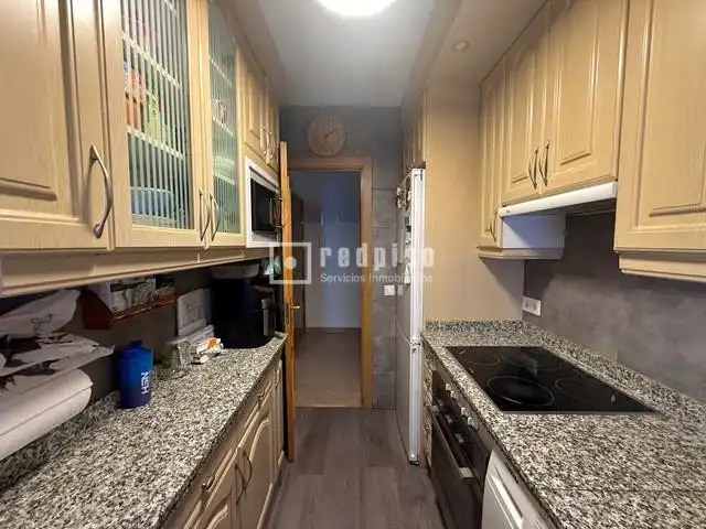 Kitchen of Flat for sale in Madrid  with Air Conditioner, Heating and Private garden