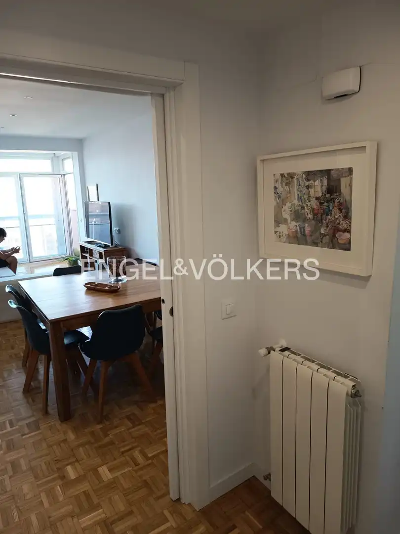 Dining room of Flat for rent in Madrid  with Air Conditioner, Heating and Parquet flooring
