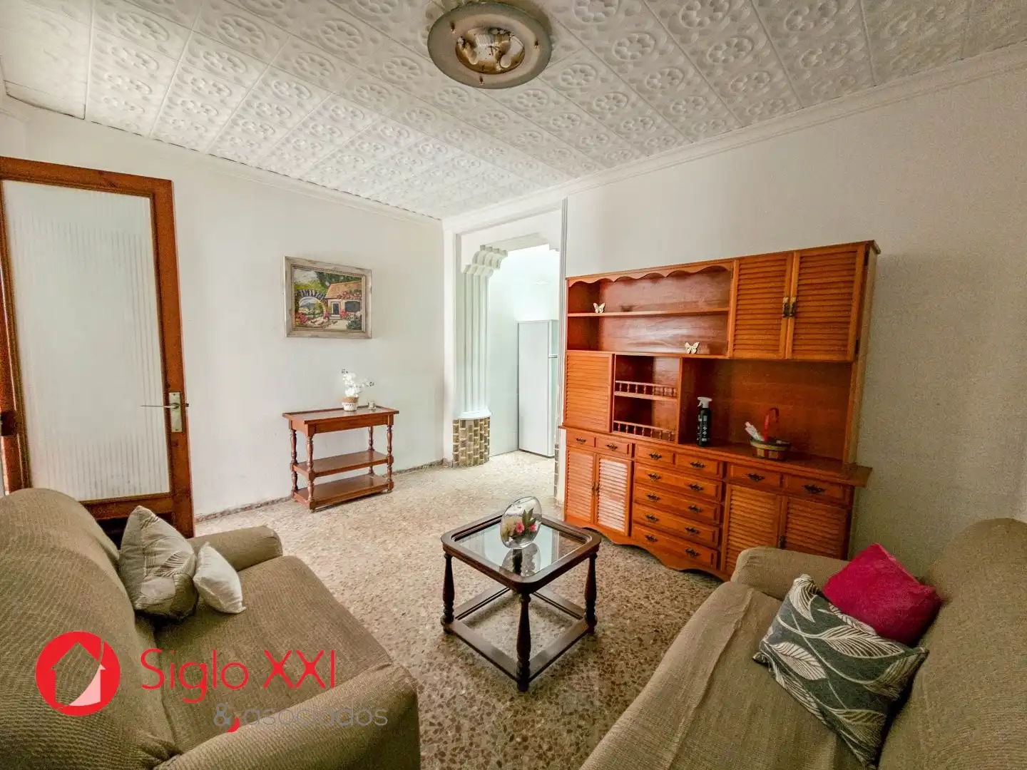 Sala de estar de Casa o chalet en venta en Burriana / Borriana con Terraza, Trastero y Amueblado