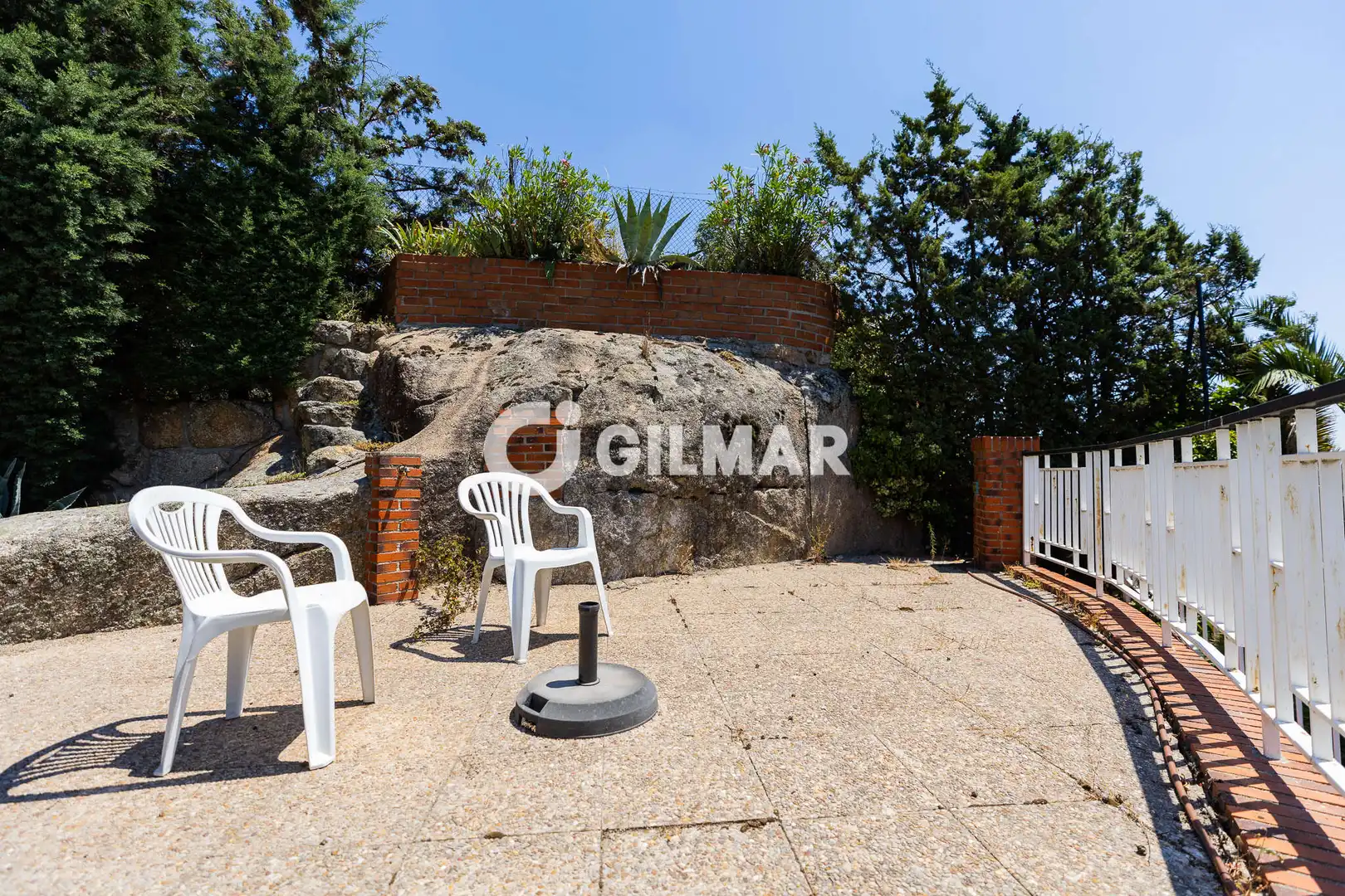 Terrassa de Casa o xalet en venda en Hoyo de Manzanares amb Calefacció, Jardí privat i Piscina