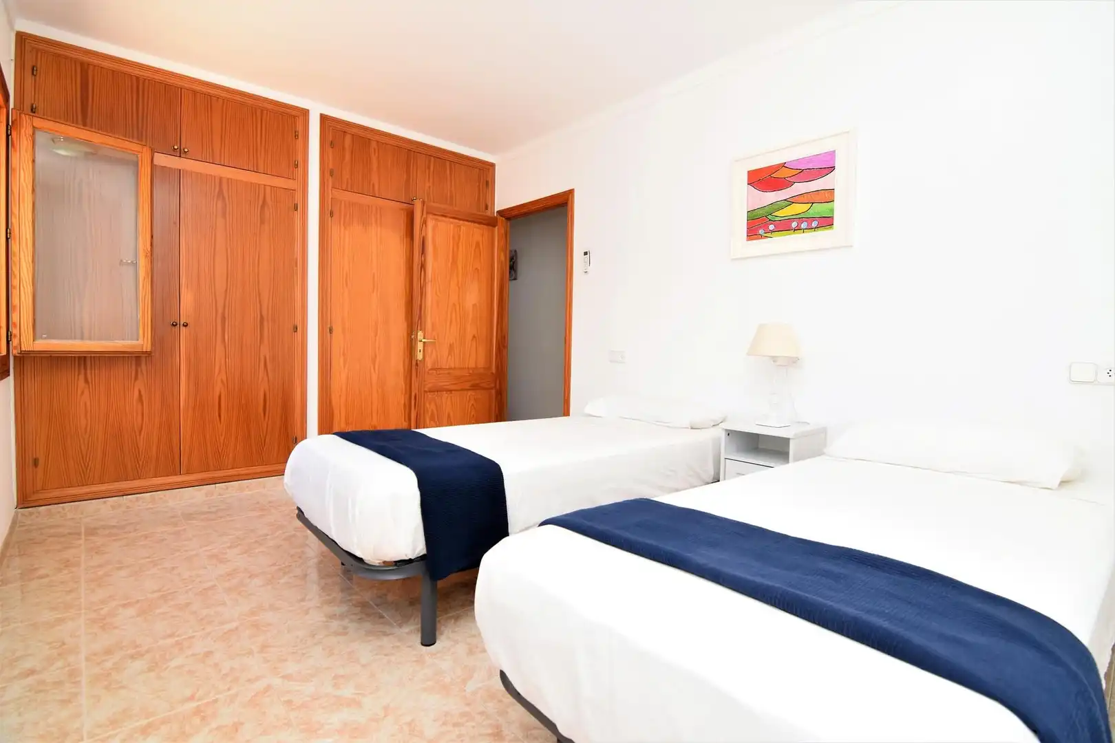 Schlafzimmer von Haus oder Chalet zur Miete in Artà mit Klimaanlage, Heizung und Terrasse